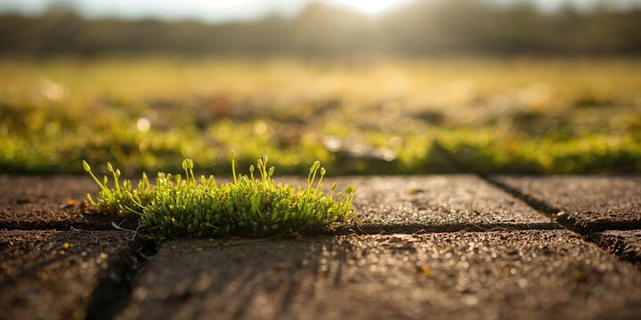 Side view of a businessman working on a tablet in an urban environment with big data interface overlay, emphasizing technology use - Powered by Adobe