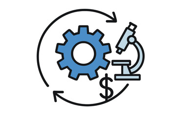 Business mechanism connecting scientific discovery, laboratory research, and financial profit