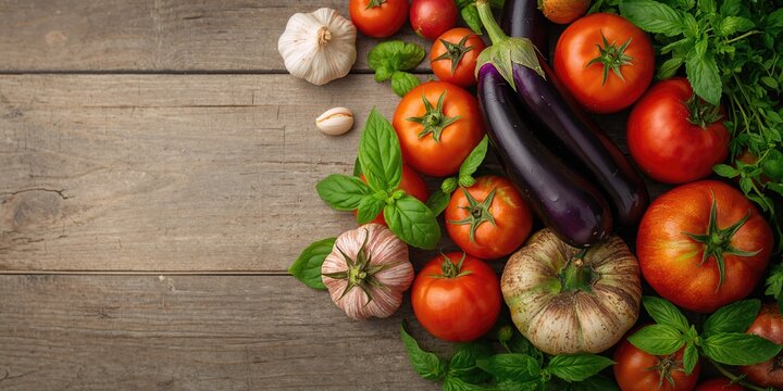 Crispy breaded chicken cutlet with lemon slices and fresh vegetables on wooden table, emphasizing meal preparation safety - Powered by Adobe