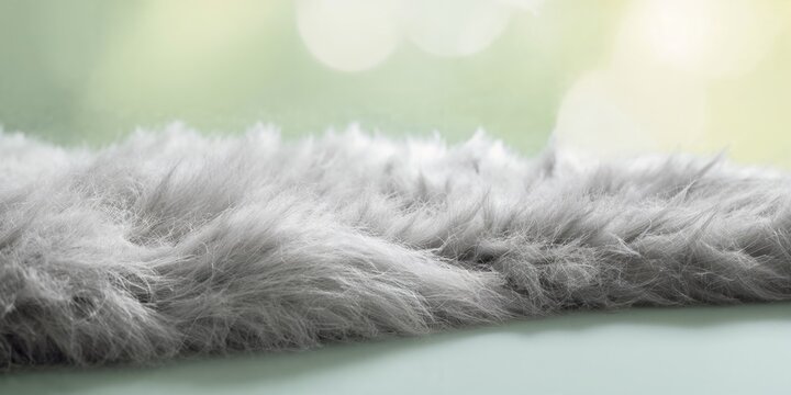 Light-gray fur texture as a background for text and layout design, neutral tone emphasis