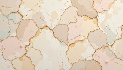 Obraz premium Abstract Light Colorful Background Texture with Organic Shapes and Soft Earthy Tones for Creative Projects