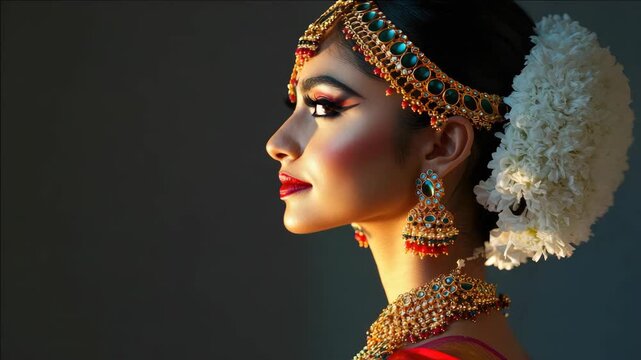 Traditional Indian Makeup and Jewelry