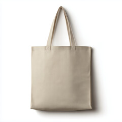 minimal canvas tote bag, plain eco-friendly shopping bag
