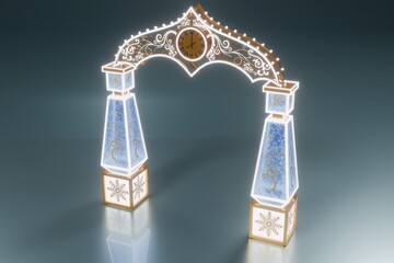 chandelier on the wall