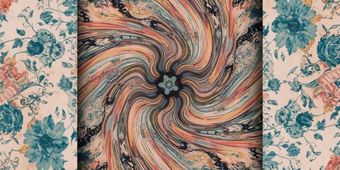 Abstract design featuring bold green circles forming a mesmerizing pattern suitable for a futuristic wallpaper, emphasizing technology and nature, Earth Day