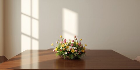Colorful succulent plants in pots on a home interior shelf, emphasizing decorative gardening, Earth Day