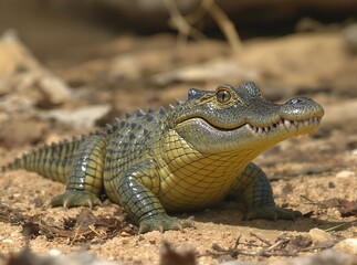 Fototapeta premium baby alligator