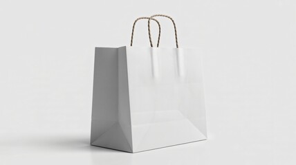 paper bag isolated on white