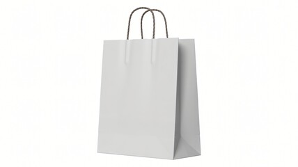 paper bag isolated on white