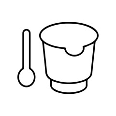 Disposable portion cup and spoon