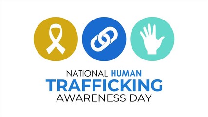 A video animation about National Human Trafficking Awareness Day highlights the fight against modern slavery and exploitation.