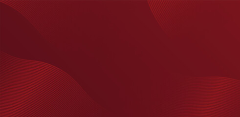 Red maroon background with 3D modern wave curve abstract presentation background. Luxury paper cut background. 3d vector illustration for decoration, banner, flyer, business card