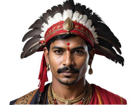 chief Indian hat transparent background