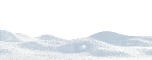Christmas snow landscape with cold terrain, icy hills, drifting snow, blue sky, isolated snowdrifts, and winter scenery elements for festive and seasonal design projects © Vita
