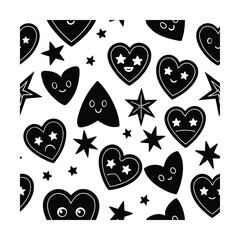 Three-dimensional abstract rendering of colorful geometric shapes and glowing lines against a dark background