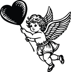 Three-dimensional abstract rendering of colorful geometric shapes and glowing lines against a dark background