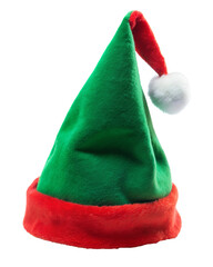 Elf hat, transparent background, isolated