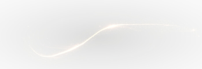 Abstract dynamic motion stripes – Glowing neon speed lines and fiery red light trails. Luminous swirl concept. Curved speed lines and swirling neon effects on transparent PNG background