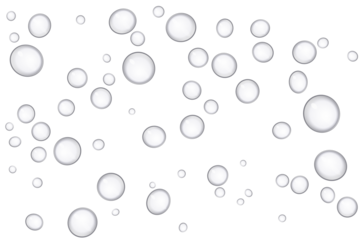 Water Droplets 3D Render with Transparent Background for Product Mockups, Design Elements, and Overlay Effects