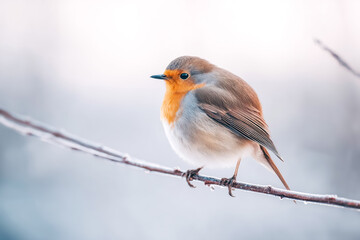 A serene bird perched on a branch, showcasing its vibrant colors.