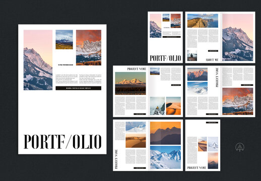 Portfolio Magazine Template