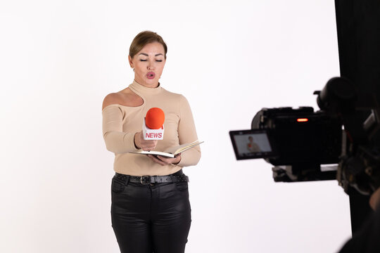 Journalist engaged in various journalistic activities, including reporting