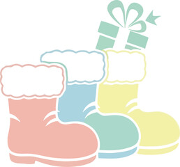 hand drawn vector illustration of a christmas tree