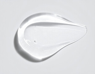 美容クリーム　透明のジェル　テクスチャサンプル　イメージ素材