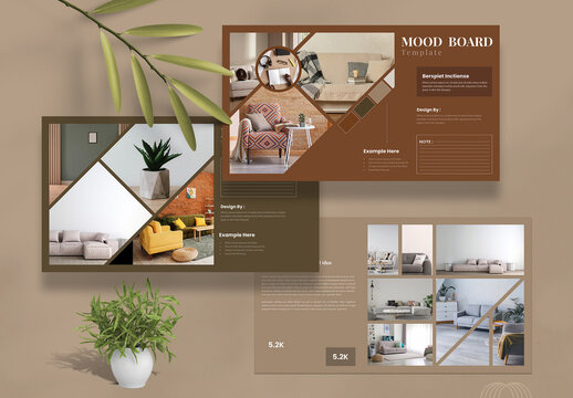 Clean Mood Board Layout