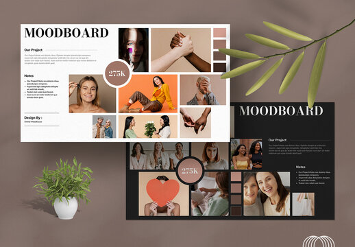 Creative Mood Board Layout