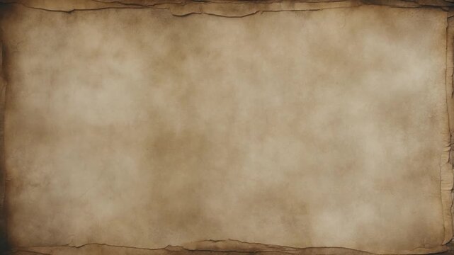 Blank aged parchment texture with soft lighting featuring warm tones and rustic edges suitable as a background for various artistic or literary projects evoking a vintage feel without any content.