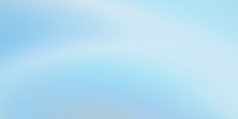 Sky Blue Gradient Vector Background. Abstract Light Blue Gradation Background. Soft Gradient Texture Banner Template. Modern Luxury Backdrop. Curve Layout Concept.