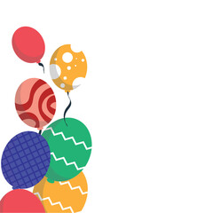 Balloon Illustration Corner