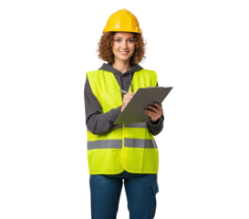 Safety audit coordinator image for construction training materials plus OSHA workplace risk management presentation in health, safety, compliance program marketing resource toolkit series