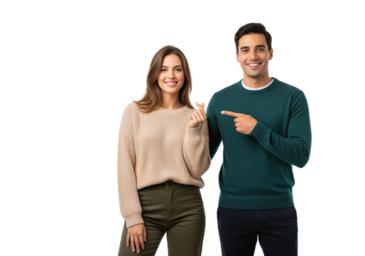 Social proof testimonial shot of a couple endorsing a subscription service for landing pages and sales funnels that highlight trust signals plus word of mouth recommendations in marketing materials