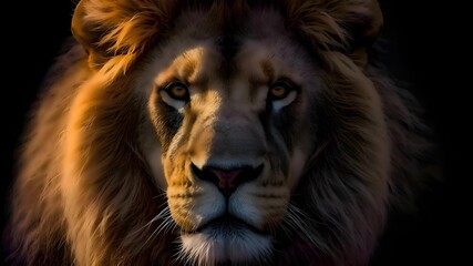 Fototapeta premium portrait of a lion