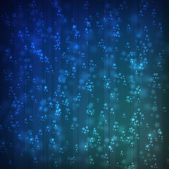 Falling Star Bokeh Background – Glowing Sparkle Lights on Dark, Starfall Bokeh – Luminous Falling Lights Background, Glowing Falling Stars Background