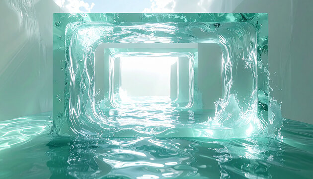 water background material