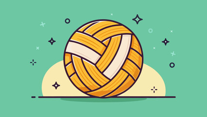 Sepak Takraw Player Kicking a Ball in a Flat Vector Design