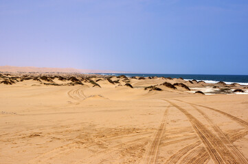 Dunes à Swakopmund, Namibie 