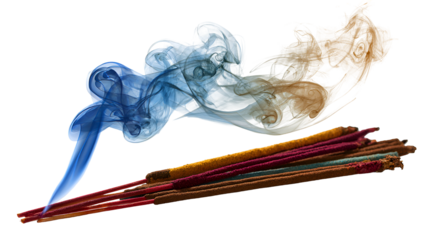 smoke on white background