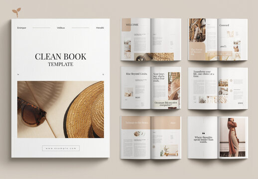 Minimal Look Book Template
