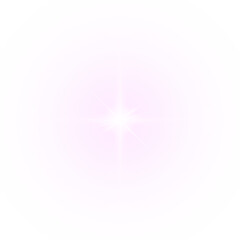 PNG Pink Light Overlay with Starburst Effect on transparent background