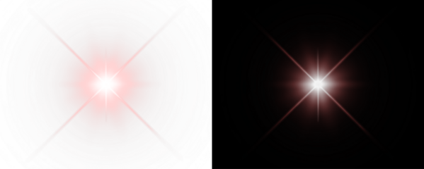 Red Starburst PNG with Transparent Overlay for Explosive Effect on transparent background