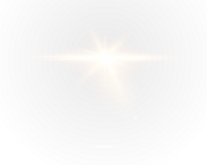 Gold Shining Star PNG Overlay with Transparent Effect on transparent background