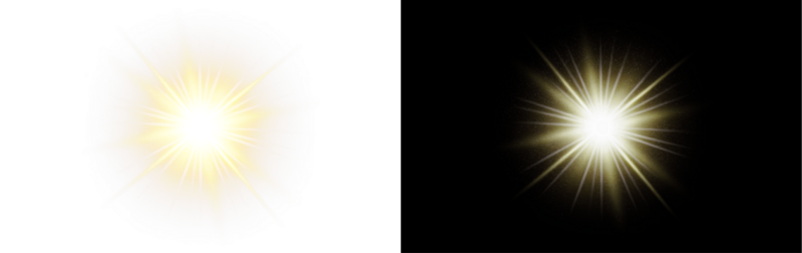 PNG Gold Shine Overlay with Starburst Effect on transparent background - Powered by Adobe