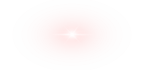 Red Light PNG with Bright Glow and Flare Effect Overlay on transparent background