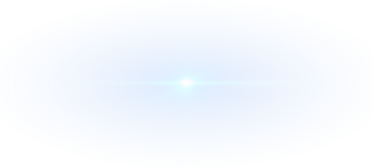Blue Light Glow PNG with Transparent Overlay Effect on transparent background