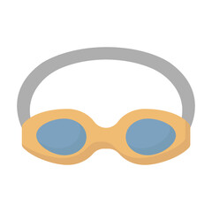 Swim Goggles Vector icon which can easily modify or edit