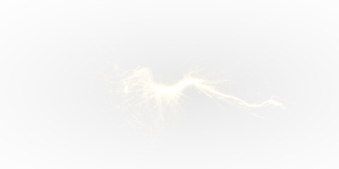 PNG Gold Sparkle Overlay with Glowing Swirl Effect on transparent background